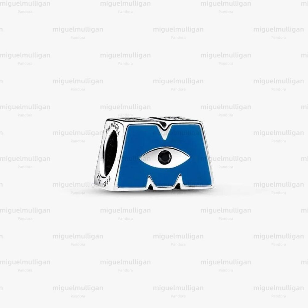 Pandora Disney Pixar Monsters, Inc. Logo M Charm